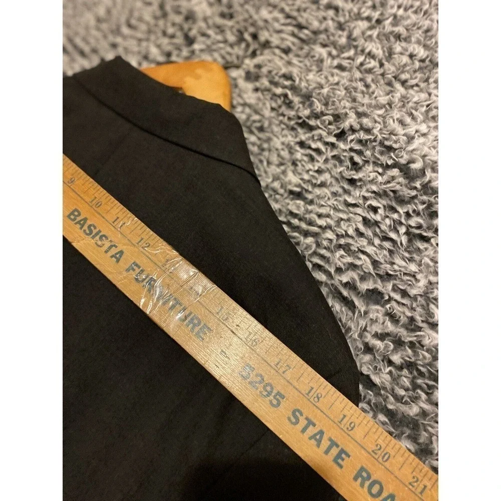 J. Crew 100 Percent wool 3 button blazer coat Dark Gray size Large